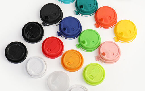 Various coffee cup lids